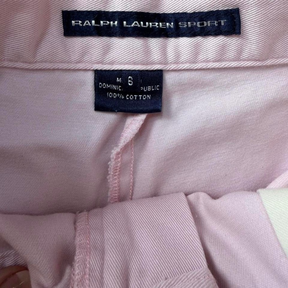 Vintage Ralph Lauren Sport Light Pink Cropped Chino‎ Pants - Picture 5 of 9